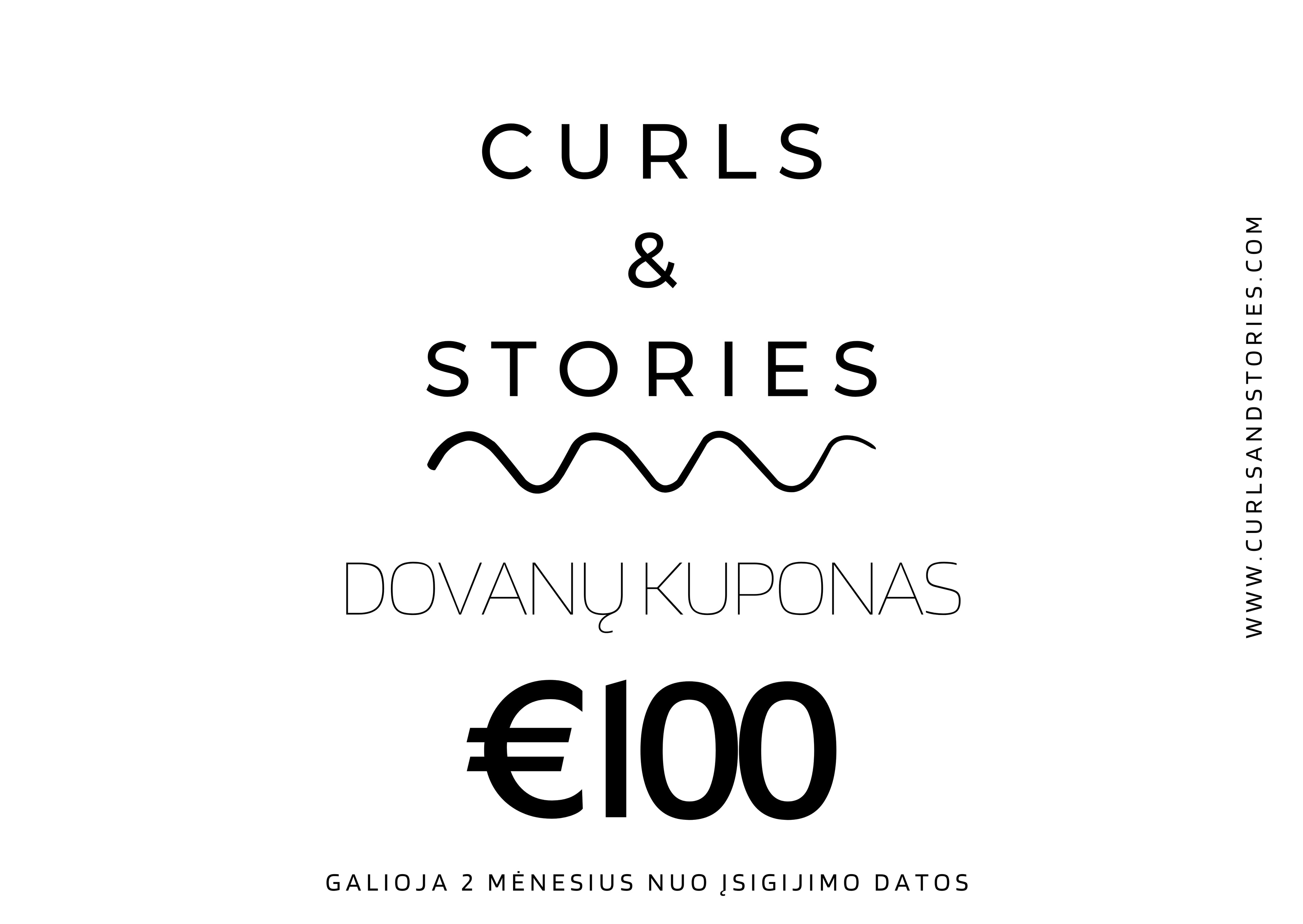 Curls & Stories dovanų kuponas